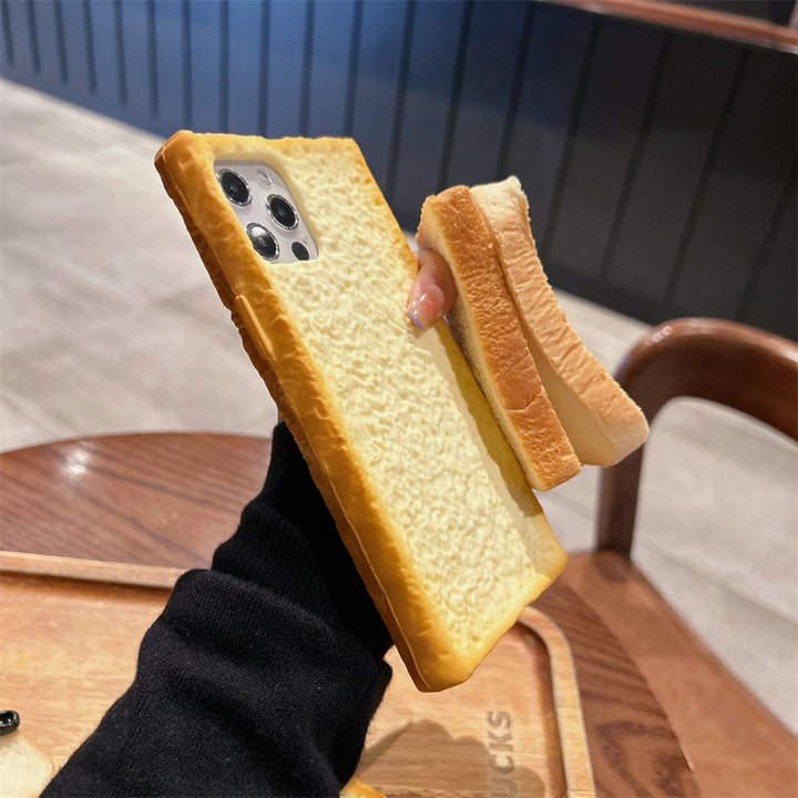 3D Lækkert Toast Armor Telefonetui