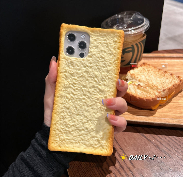3D Lækkert Toast Armor Telefon Case