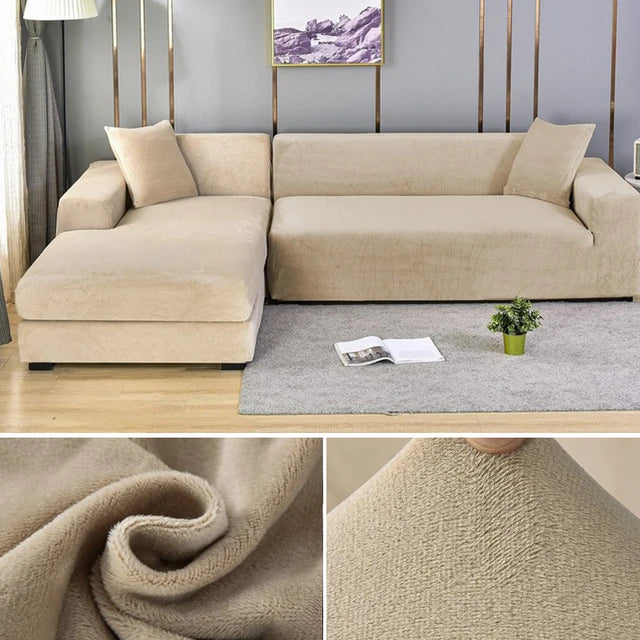 SofaGuard™ | Elastisk Velour Sofa Betræk, der Sparrer Dig For Penge