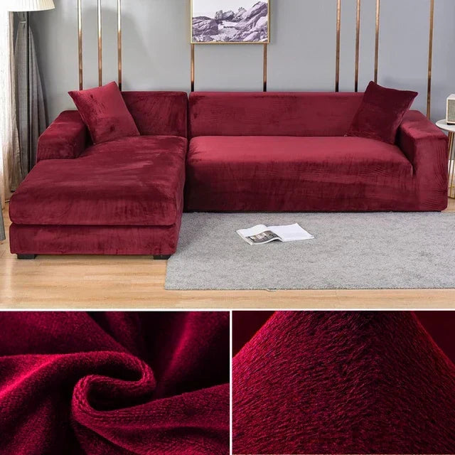SofaGuard™ | Elastisk Velour Sofa Betræk, der Sparrer Dig For Penge
