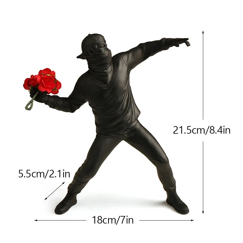 Banksy-inspireret skulpturkollektion