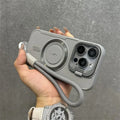 Magnetisk Blød Wrist Bracket Linse Dæksel iPhone Cover