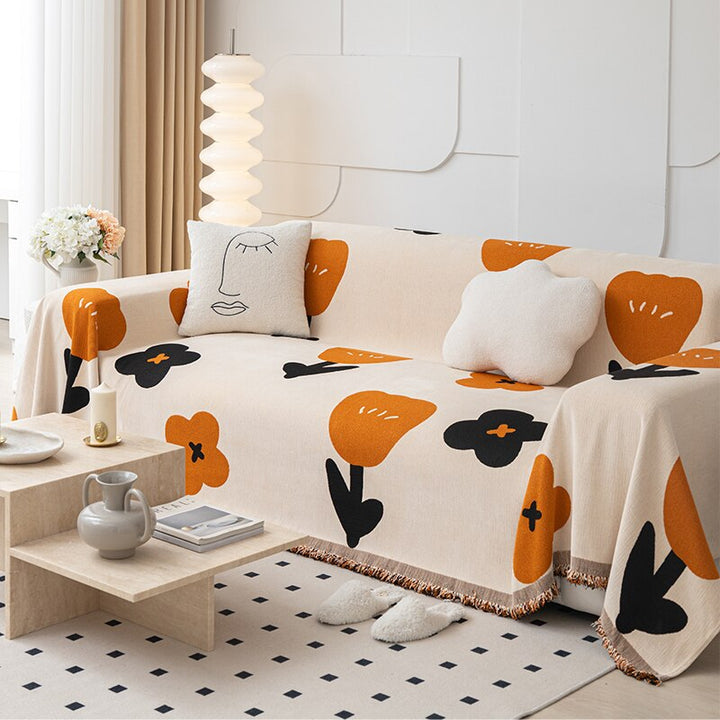 Floral ossom Non-Slip Moderne Sofapude |