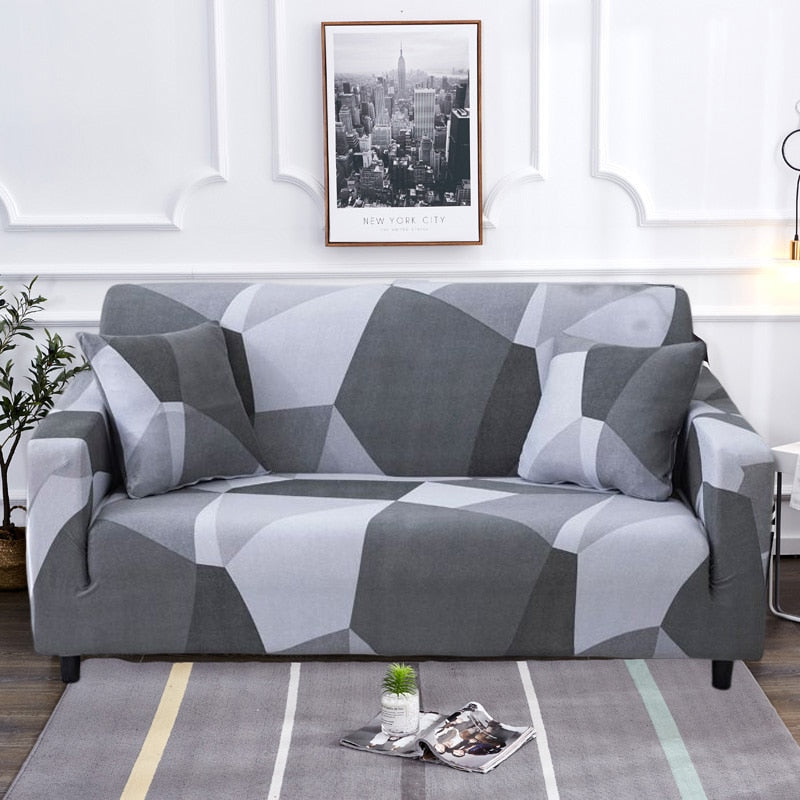 Moderne skridsikker farverig elastisk sofatræk