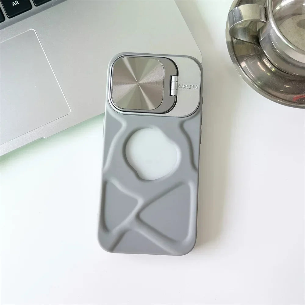 Magsafe Silikone Linse Flip iPhone Cover