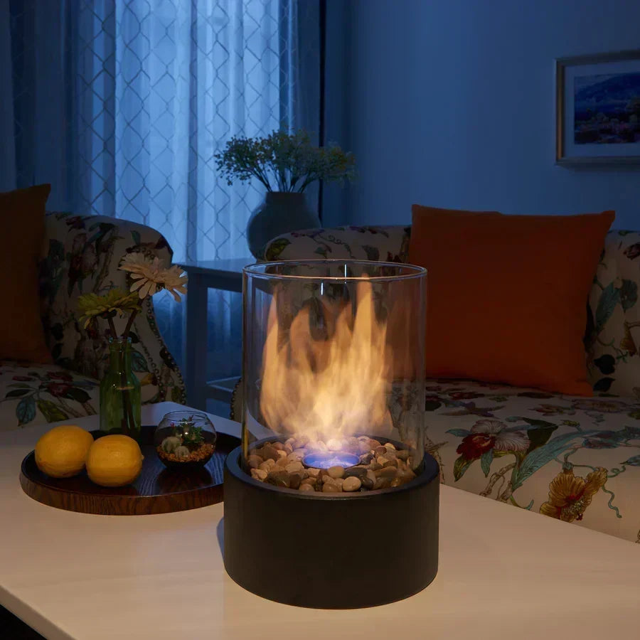 Moderne &amp; Bærbar Pejs - Brænd Lys