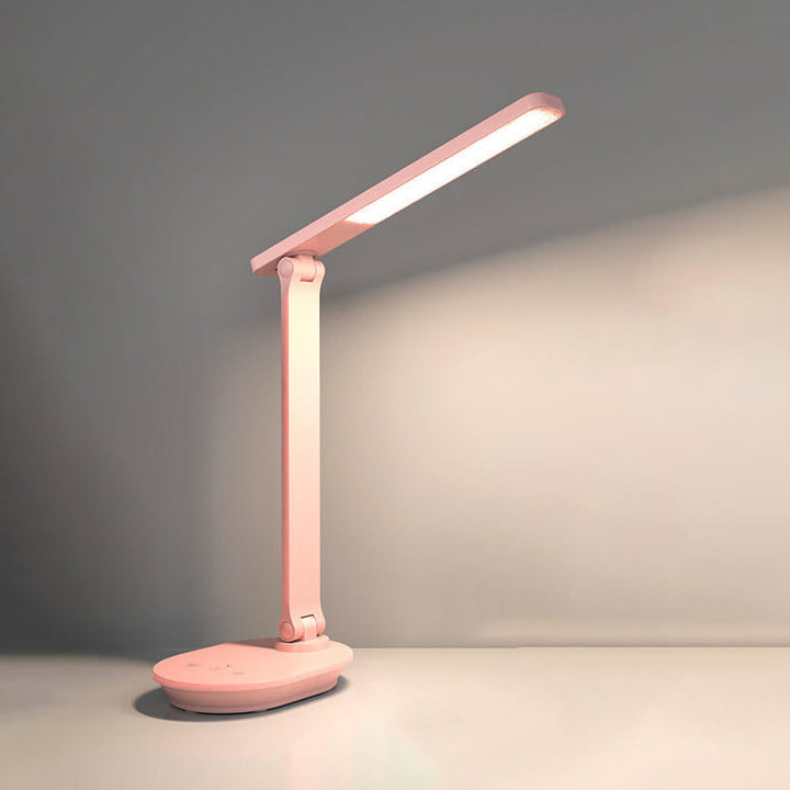 Moderne Dobbelt Foldbar Øjepleje Trådløs Opladelig LED Skrivebordslampe