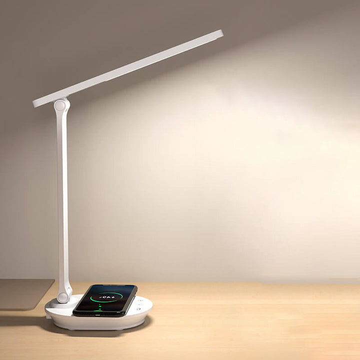 Moderne Dobbelt Foldbar Øjepleje Trådløs Opladelig LED Skrivebordslampe