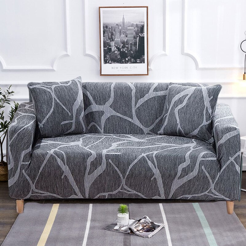 Moderne skridsikker farverig elastisk sofatræk