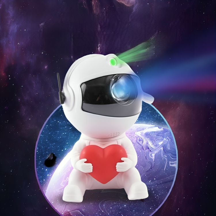 Kærlighed Astronaut Galakse Nattelys Projektor