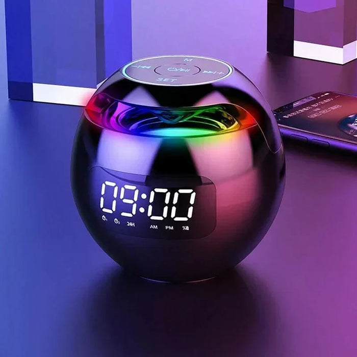 Bold Højttaler Vækkeur | Bluetooth 5.0 | LED Natlys | 2200 mAh Batteri