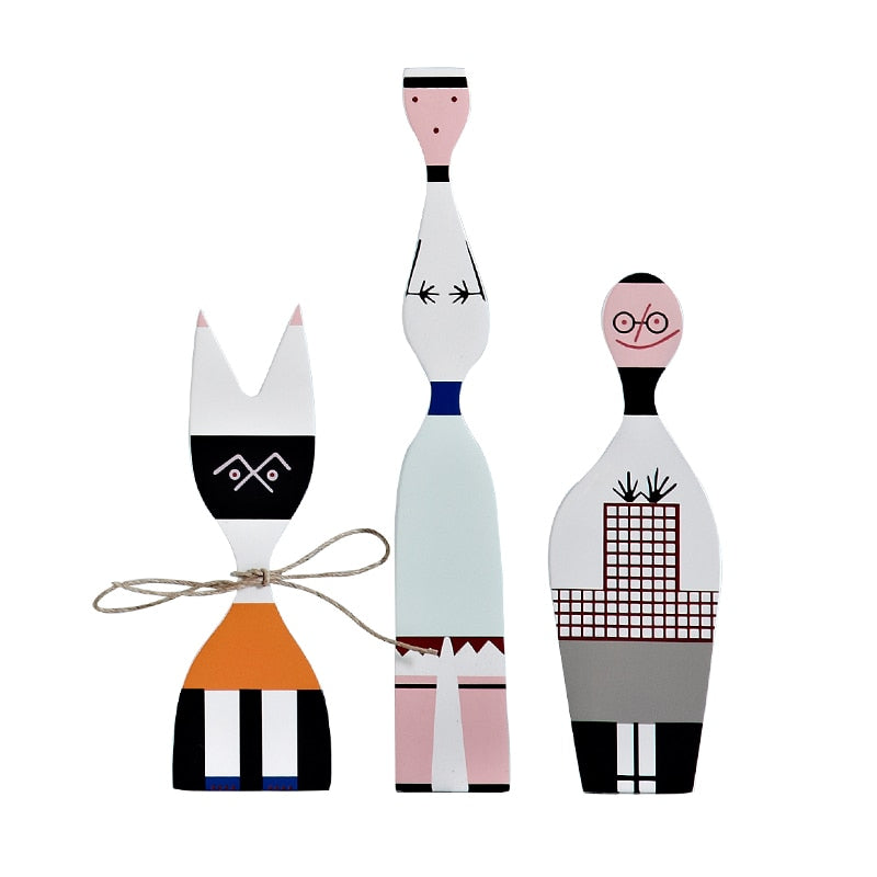 Håndlavede Træfigurer