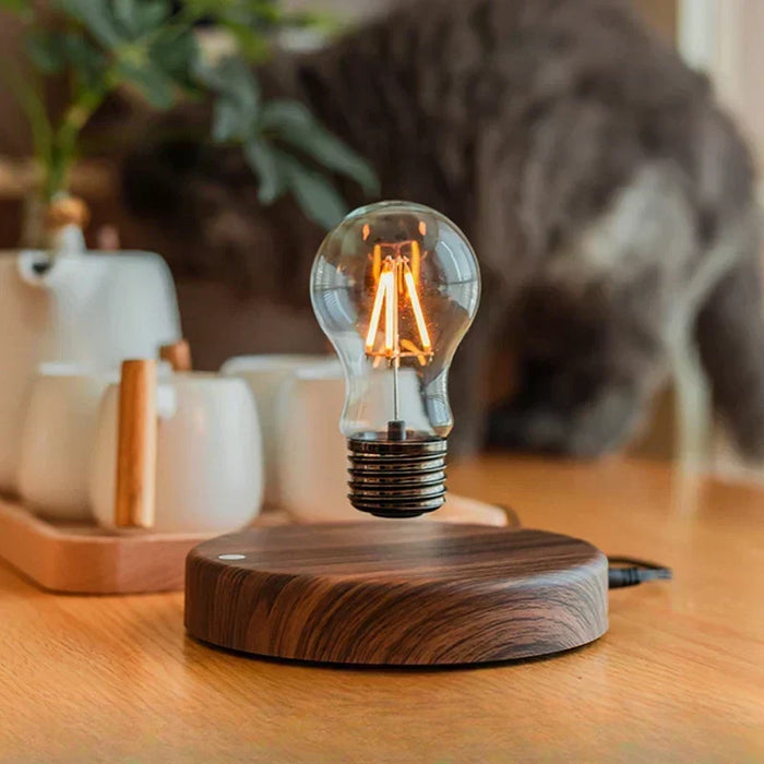 360 Grad Rotérbar Magnetisk Natlampe med Svævning