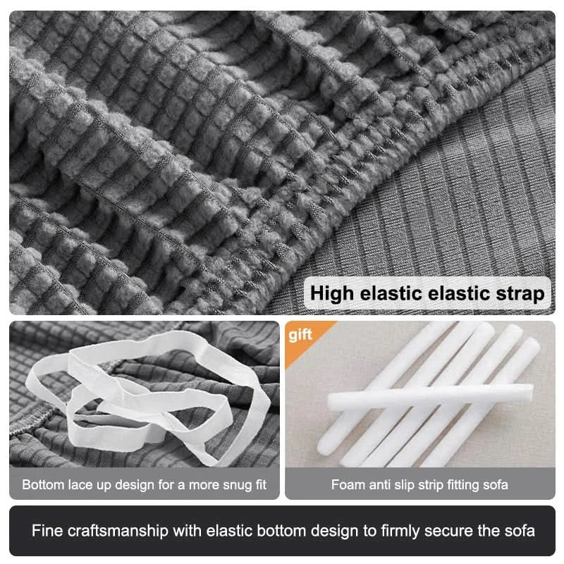 CushionWrap - Elastiske, skridsikre sofabetræk