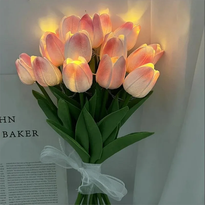 TulipGlow - Bærbar LED Tulipan Nattelygte