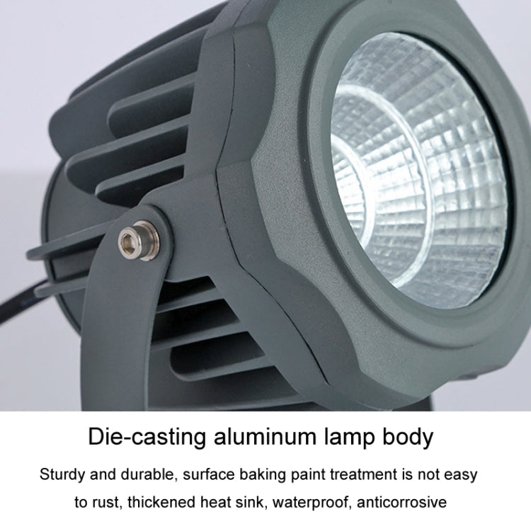 LED Flomlys COB Udendørs Vandtæt Spotlys Billboard Lys Have Lampe, farve: 20W 7 farver
