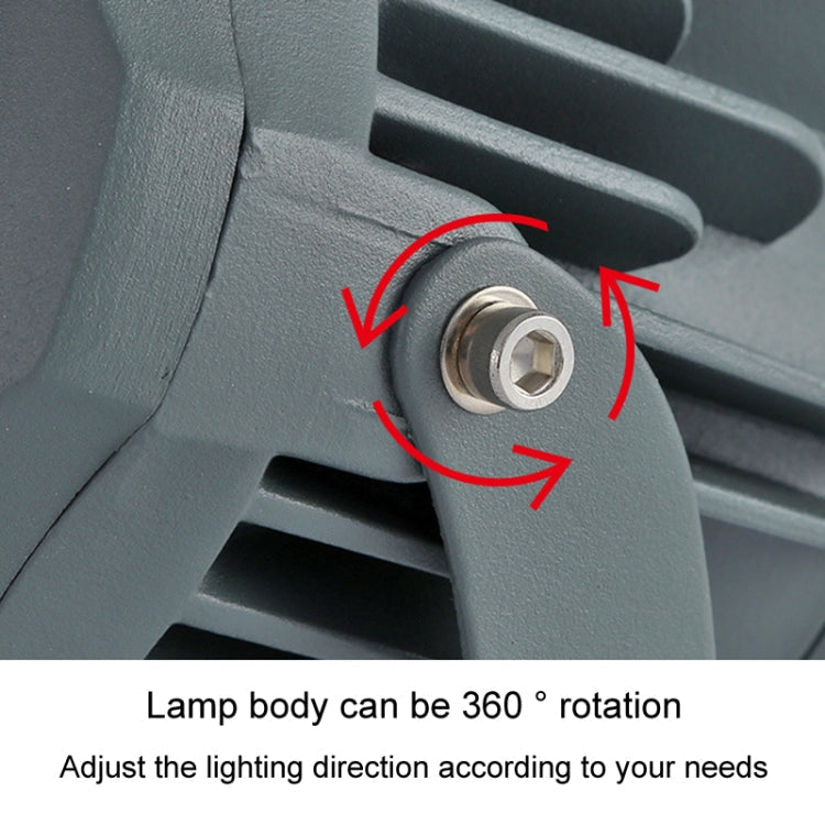 LED Flomlys COB Udendørs Vandtæt Spotlys Billboard Lys Have Lampe, farve: 20W 7 farver