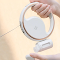 AutoLeash Light – Automatisk Hundeline med LED & Affaldsposer Holder til Sikker Gåture