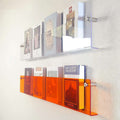 Acryl Væghængt Flydende Magazine Rack