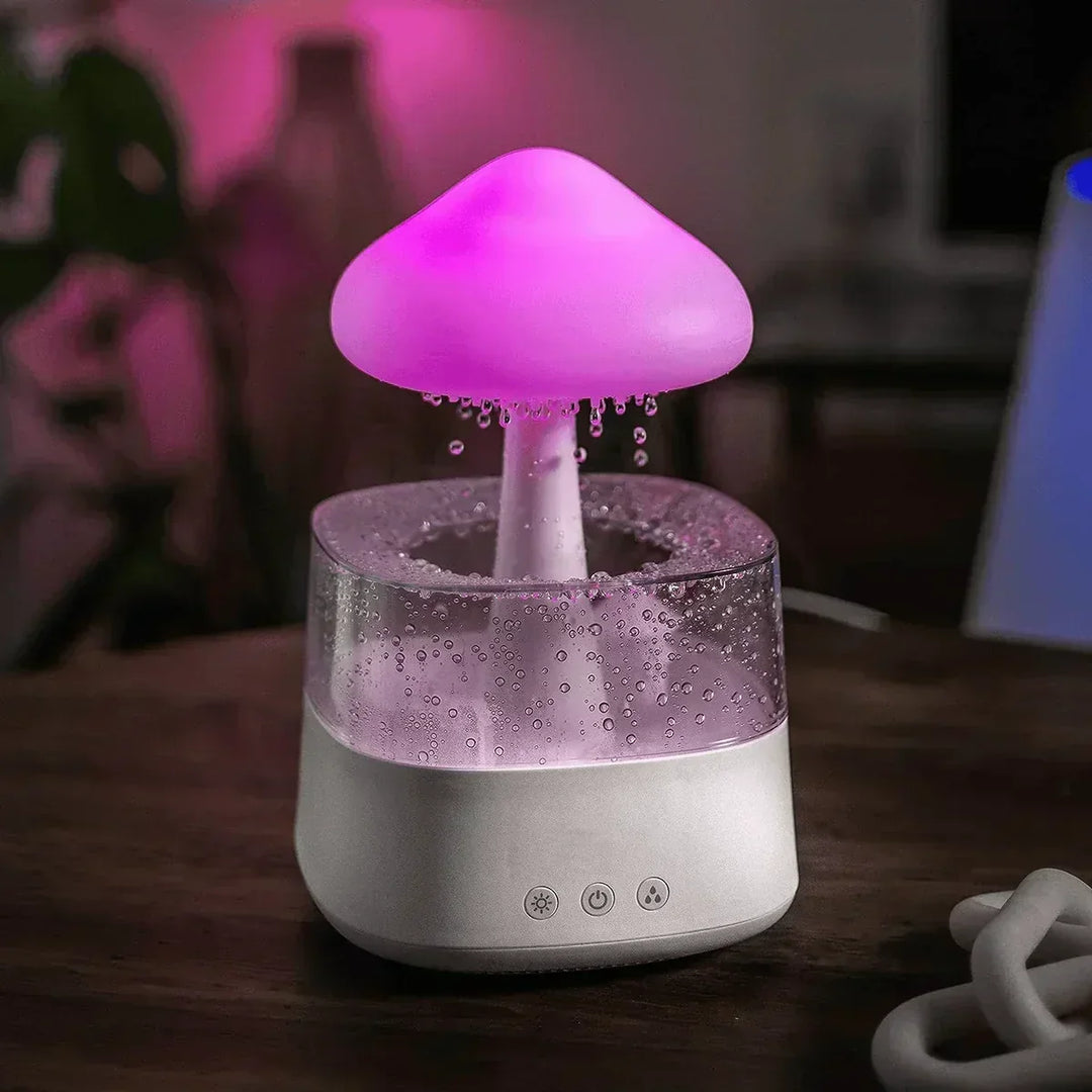 Stilfuld CalmCloud - Cloud Air Luftfugter med Nattelys