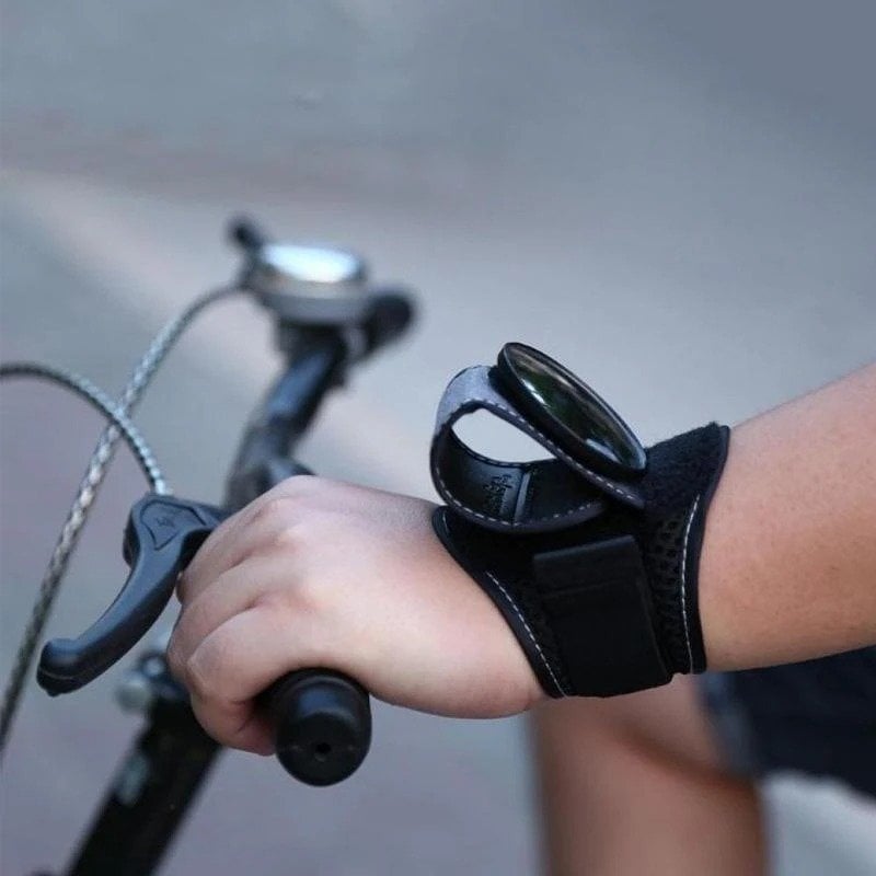 Cykling Håndleds Bakspejl | Bredvinklet Sikkerhedsaccessory | Justerbar &amp; Letvægts