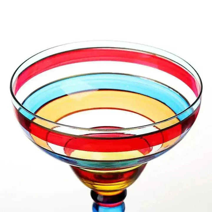 farverig Margarita Cocktailglas