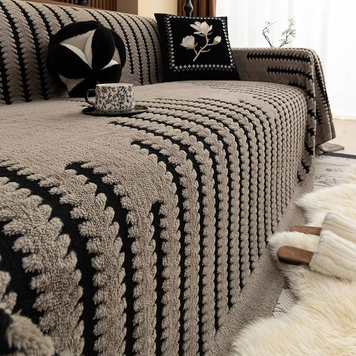 CouchGuard – Luksuriøs sofaovertræk med skridsikker bagside