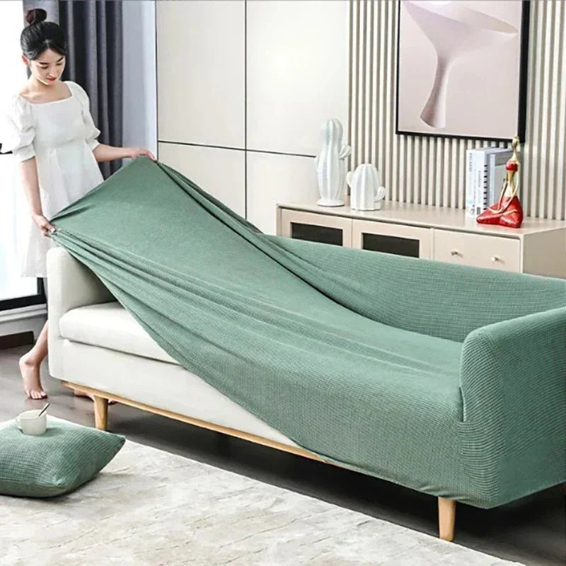 SNUGJACQ – Blød Jacquard Sofaovertræk med Skridsikker Pasform