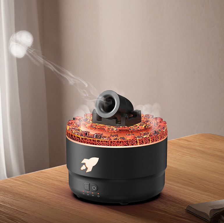 Aroma Diffuser og Luftfugter med Nattelys - LavaGlow