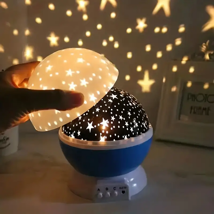 Stjernespækket Himmel Natlampe til Børn – Magisk LED Projektor med Farveskift