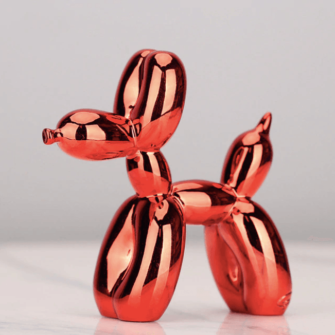 Elektrobelagt Ballon Hund Skulptur