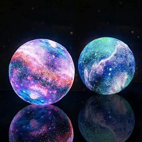 SterrenGlans Galaxy Lampe – LED Nattelys med Touch Kontrol |