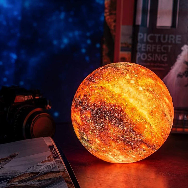 SterrenGlans Galaxy Lampe – LED Nattelys med Touch Kontrol |