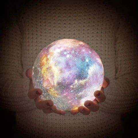 SterrenGlans Galaxy Lampe – LED Nattelys med Touch Kontrol |