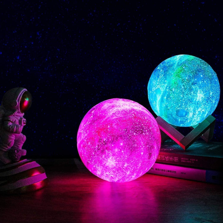 SterrenGlans Galaxy Lampe – LED Nattelys med Touch Kontrol |