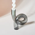 Glas vase lysestage