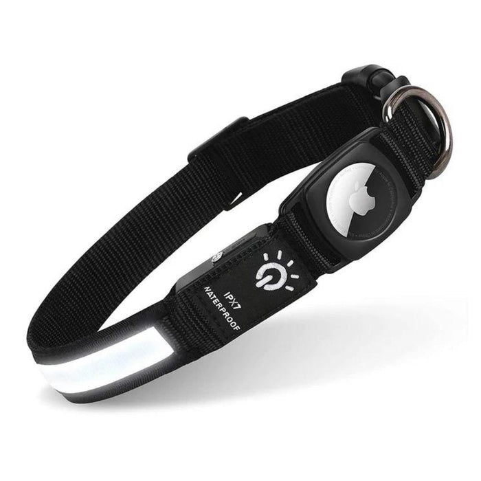 GlowGuard • AirTag Hundehalsbånd