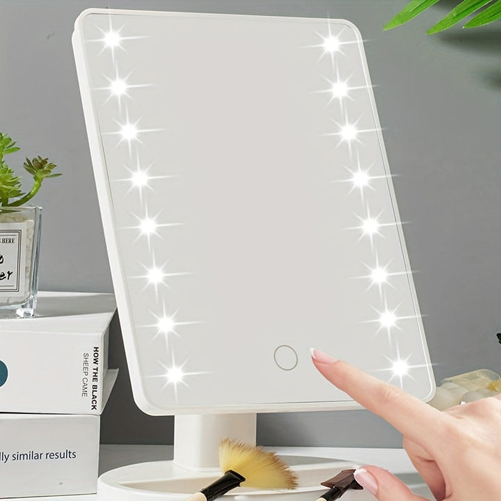 Makeup Spejl med LED Lygter og Touch Kontrol