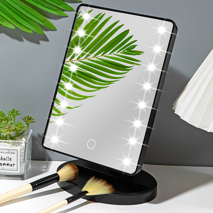 Makeup Spejl med LED Lygter og Touch Kontrol