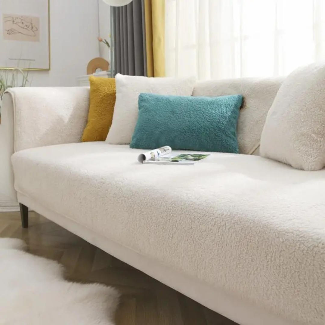 Fleece Sofa Cover Vandtæt Non-Slip