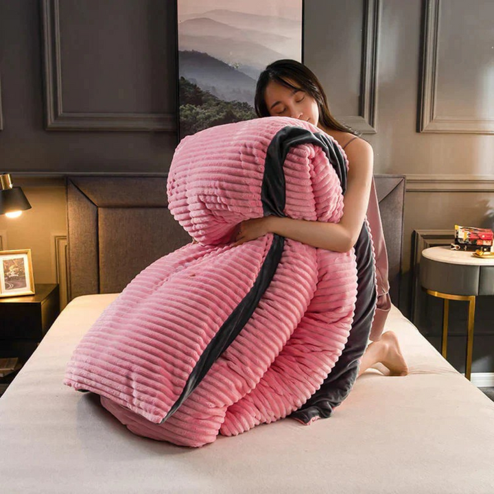 Fleece Tæppe Blødt Varme Plush Sengetøj