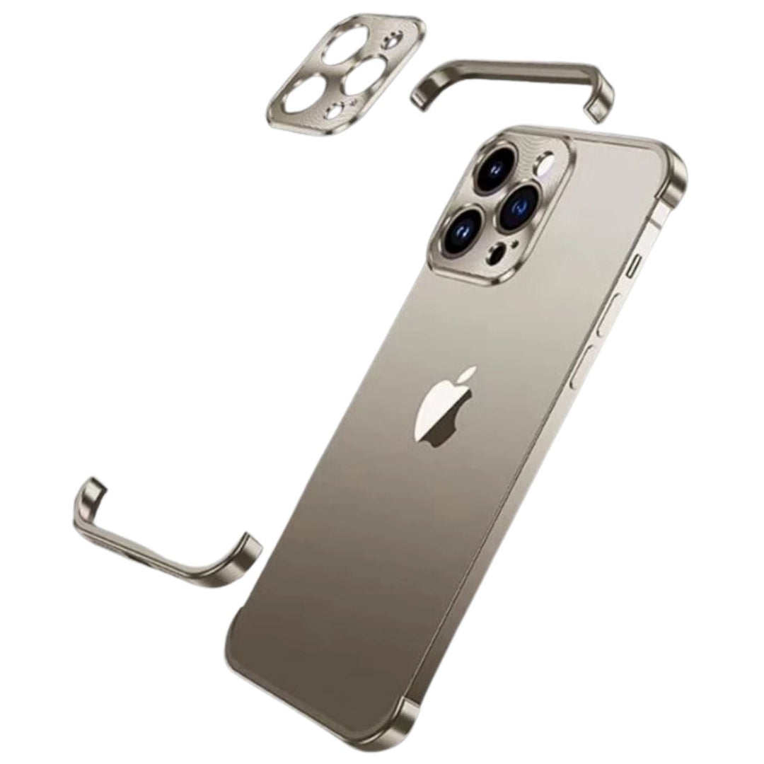 Ultrathin metalcover til iPhone – Usynlig beskyttelse, Slank og robust telefoncover |