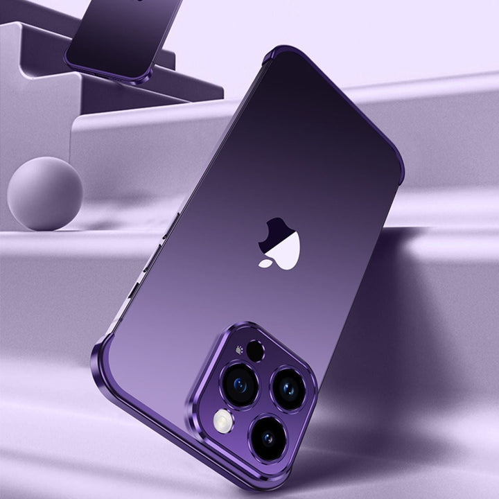 Ultra-tynd Metal Telefonetui | Slankt og Robust | Stødabsorberende Beskyttelse til iPhone og Android |