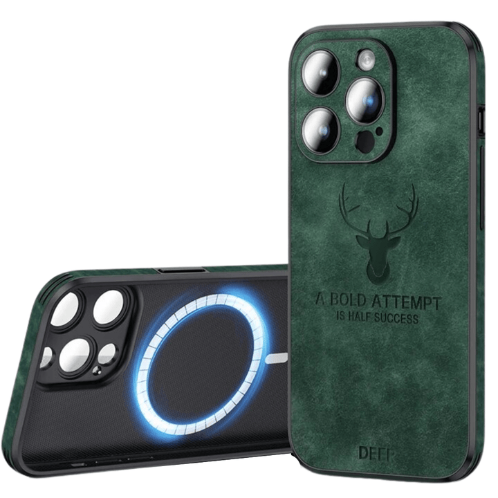 LUXIGUARD LÆDER – Luksuriøs iPhone Cover med Stødbeskyttelse