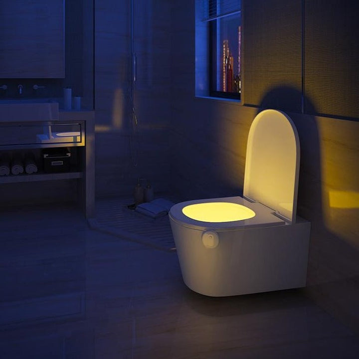 Bevægelsesaktiveret Toilet Natlys - GlowBowl