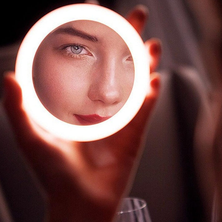Trådløs Opladning LED Makeup Spejl |