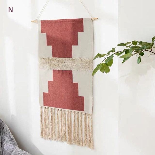 Geometrisk Tuftet Vægteppe