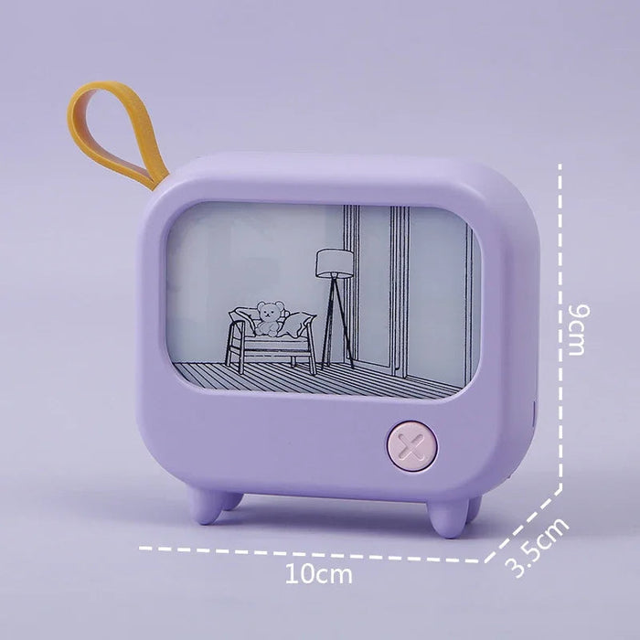 Mini TV Maleri LED Nattelys
