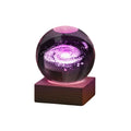 3D Galakse Krystal Kugle Nattelys Dekorativ Lampe