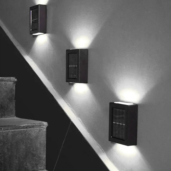 Trådløse LED Solvæglys Deluxe | Effektiv og omkostningsbesparende udendørs belysning